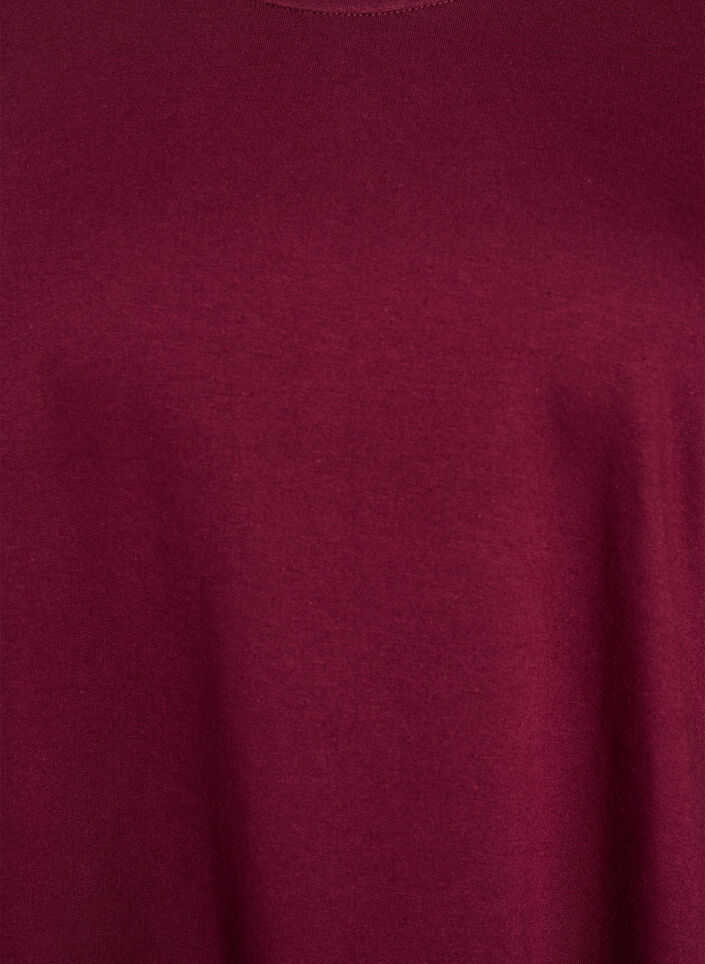 Pallomainen mekko, jossa on taskut, Tumma Bordeaux, Packshot image number 2