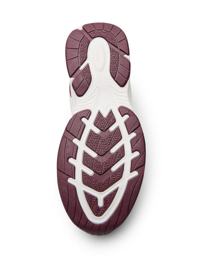 Urheilulliset lenkkarit verkkokankaalla, Punainen, Packshot image number 4