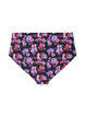 Korkeavy&ouml;t&auml;r&ouml;iset bikinihousut kuosilla, Violetti, Packshot image number 1