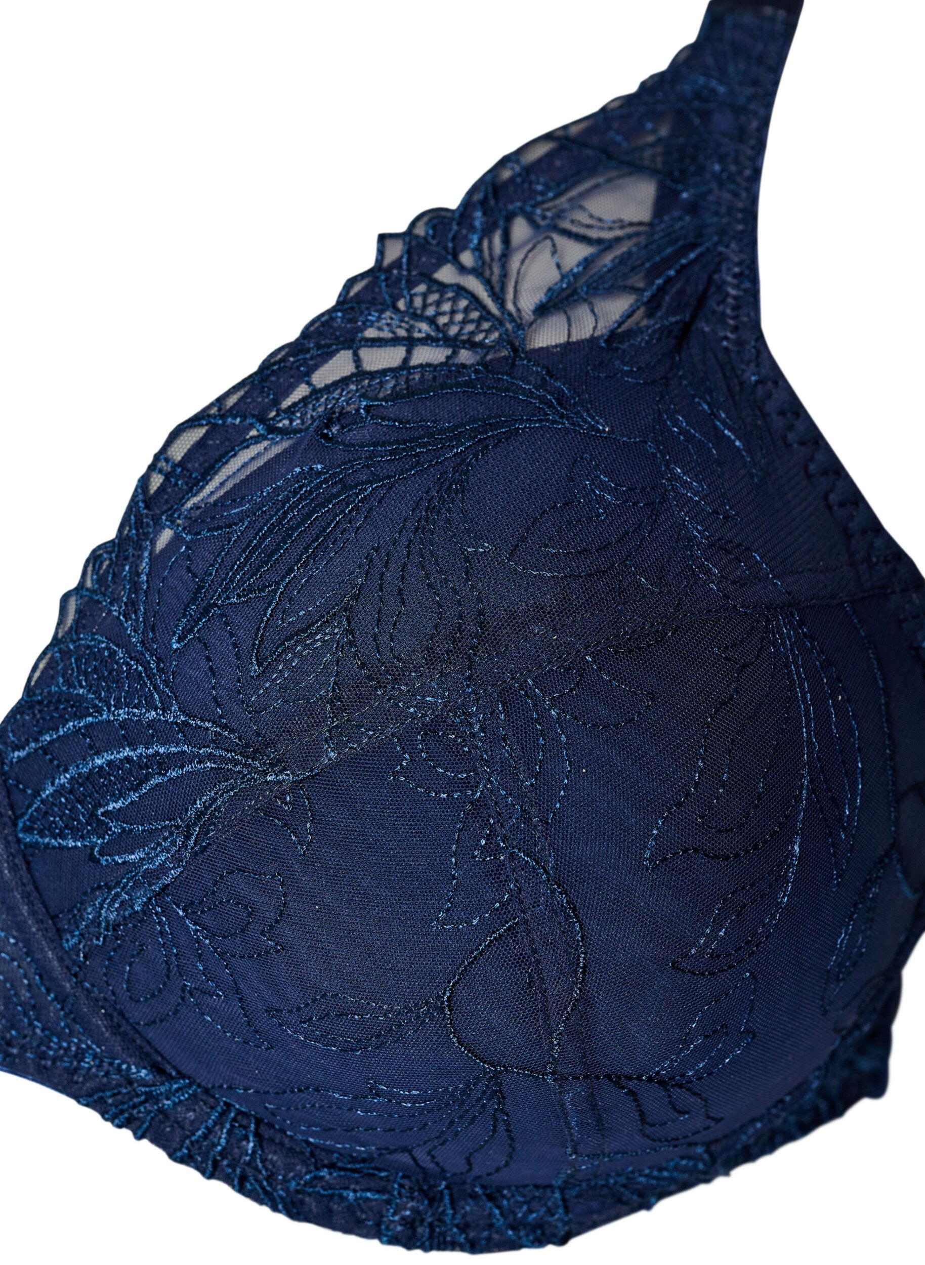 ZizziTopatut pitsirintaliivit kaaritukien kera, Sininen, Packshot image number 2