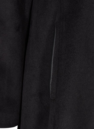Villainen takki hupulla, Black, Packshot image number 3
