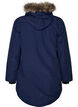 Vedenpit&auml;v&auml; hupullinen parka, Sininen, Packshot image number 1