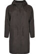 Kevyt hupullinen parka, Musta, Packshot image number 0