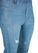 Jeggingsit kulutetuilla yksityiskohdilla, Blue denim, Packshot image number 2