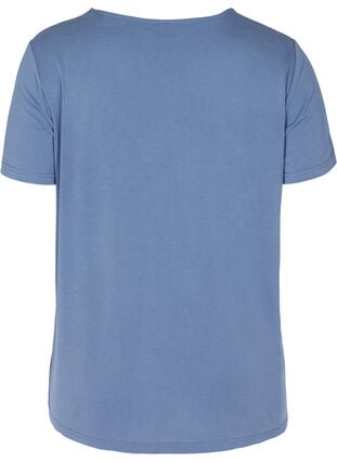 Lyhythihainen t-paita pyöreällä pääntiellä, Bijou Blue, Packshot image number 1