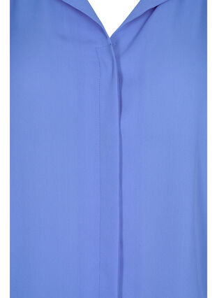 Yksivärinen paita v-pääntiellä, Ultramarine, Packshot image number 2