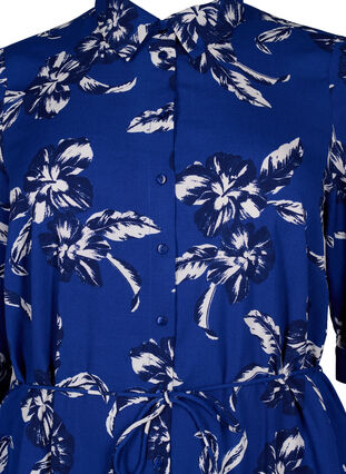 FLASH - Kukkakuvioinen paitamekko, Navy Blazer Flower, Packshot image number 2