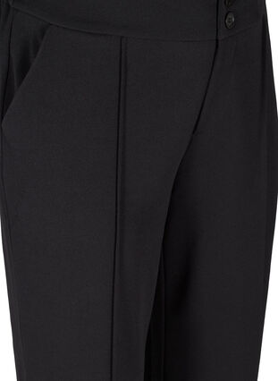 Klassiset yksiväriset housut, Black, Packshot image number 2