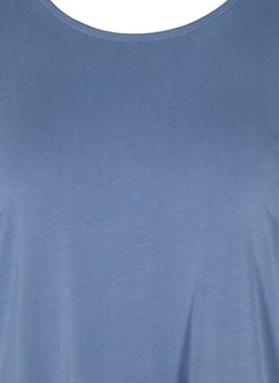 Lyhythihainen t-paita pyöreällä pääntiellä, Bijou Blue, Packshot image number 2