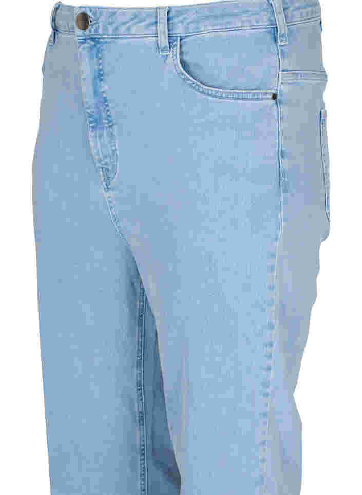 Megan-farkut erittäin korkealla vyötäröllä, Light blue, Packshot image number 2
