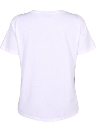 FLASH – kuviollinen t-paita, Bright White Heart, Packshot image number 1