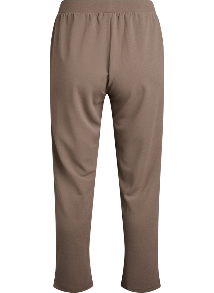 Suorat housut, Beige, Packshot image number 1