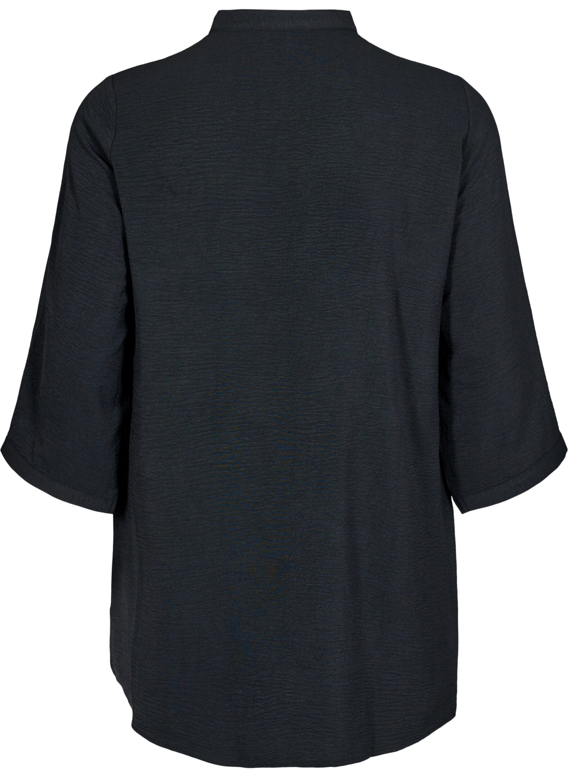 ZizziTunika 3/4-hihoilla, Musta, Packshot image number 1