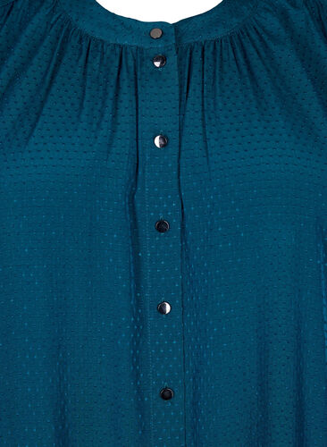 Pilkullinen lyhythihainen paita, Deep Teal, Packshot image number 2