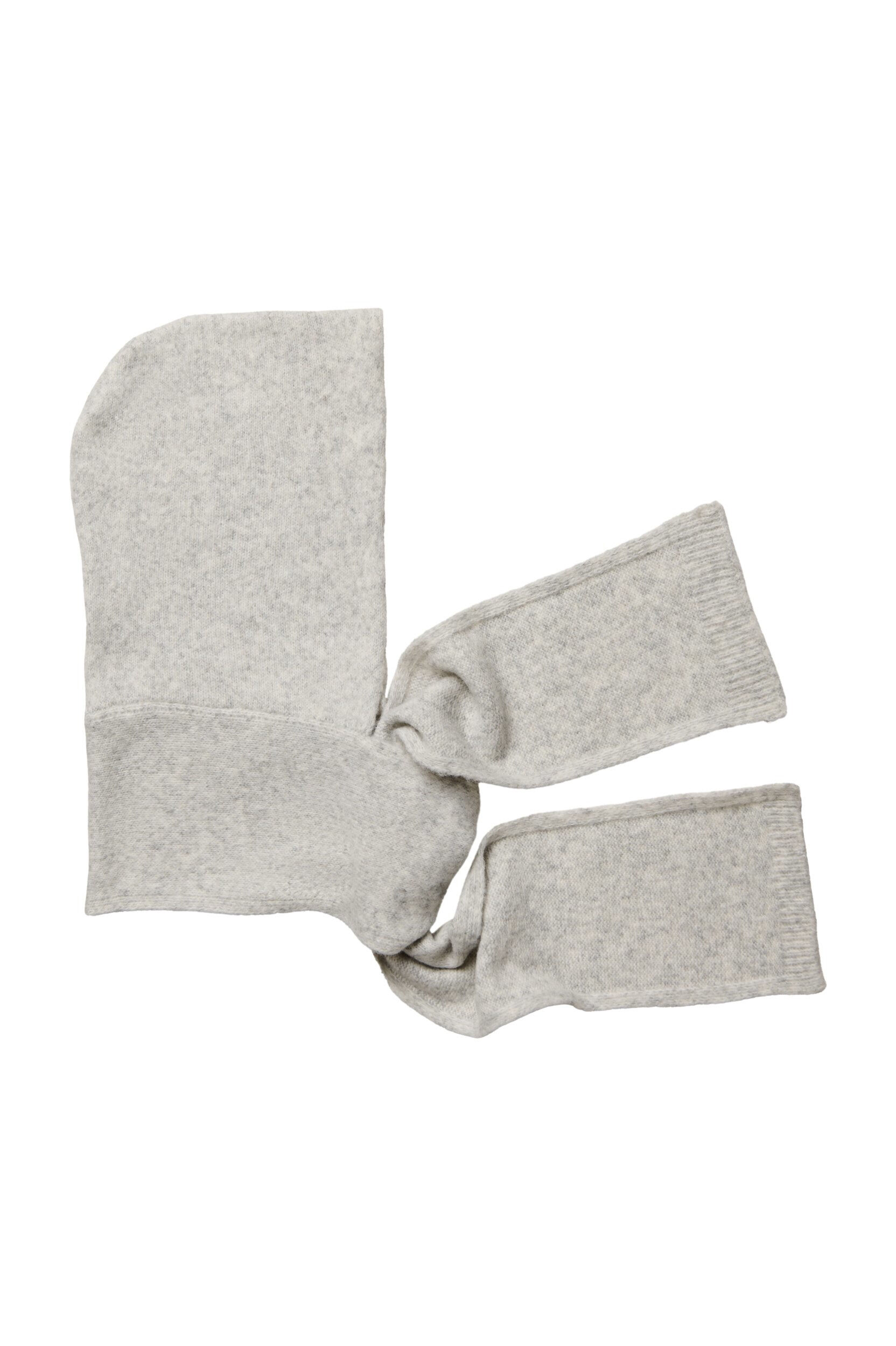 ZizziNeulottu huppuhuivi, Harmaa, Packshot image number 3