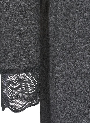 Mekko pitkillä hihoilla, Dark Grey Melange, Packshot image number 3