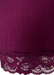 Jerseypusero, jossa ep&auml;symmetrinen pitsireunus, Violetti, Packshot image number 3
