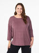 Jersey -pusero 3/4-hihoilla, Punainen, Model image number 0
