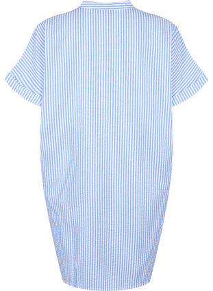 Raidallinen paita, jossa on rintataskut, Light Blue Stripe , Packshot image number 1