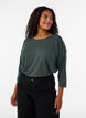 Jersey -pusero 3/4-hihoilla, Vihre&auml;, Model image number 0