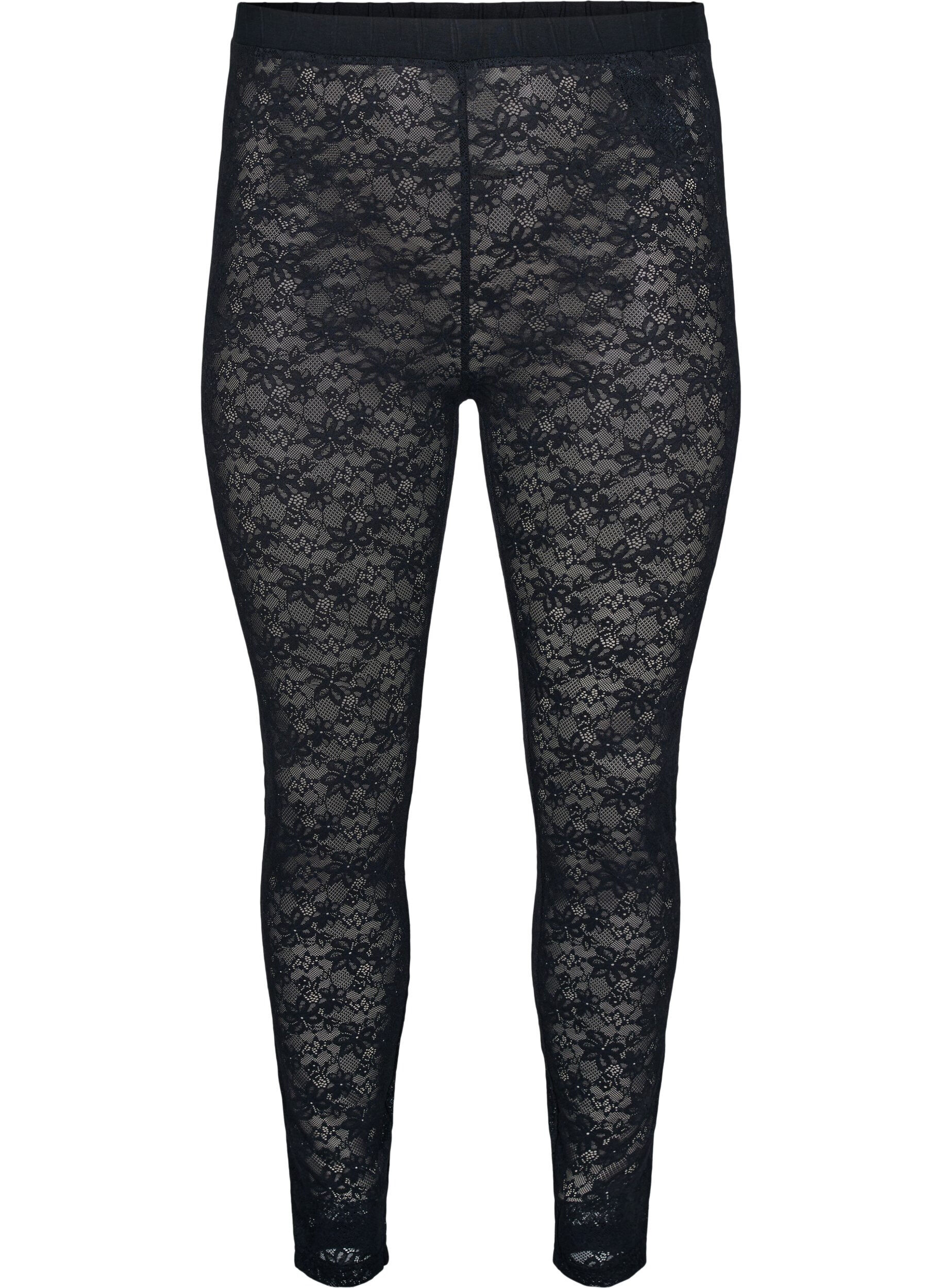 Zizzi Pitsileggingsit, Musta, Packshot image number 0