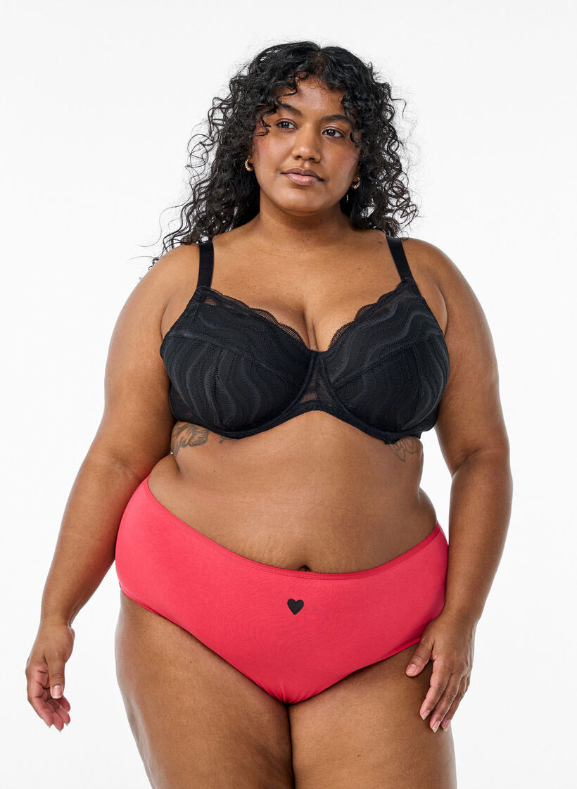 7 kpl paketti pikkuhousuja, joissa normaali vy&ouml;t&auml;r&ouml;, Mixed colours, Model image number 0
