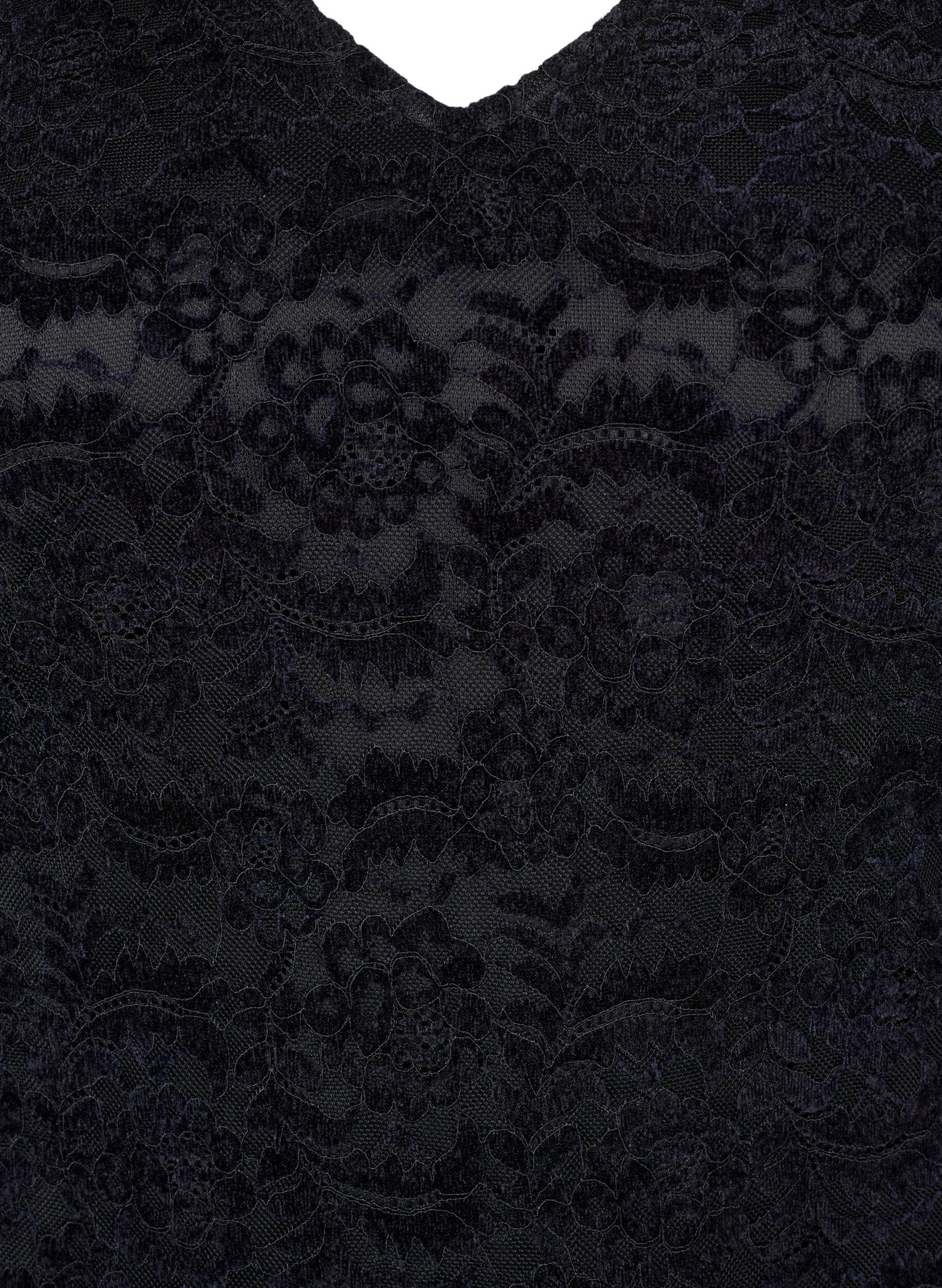 Zizzi Body pitkill&auml; hihoilla, Black, Packshot image number 2