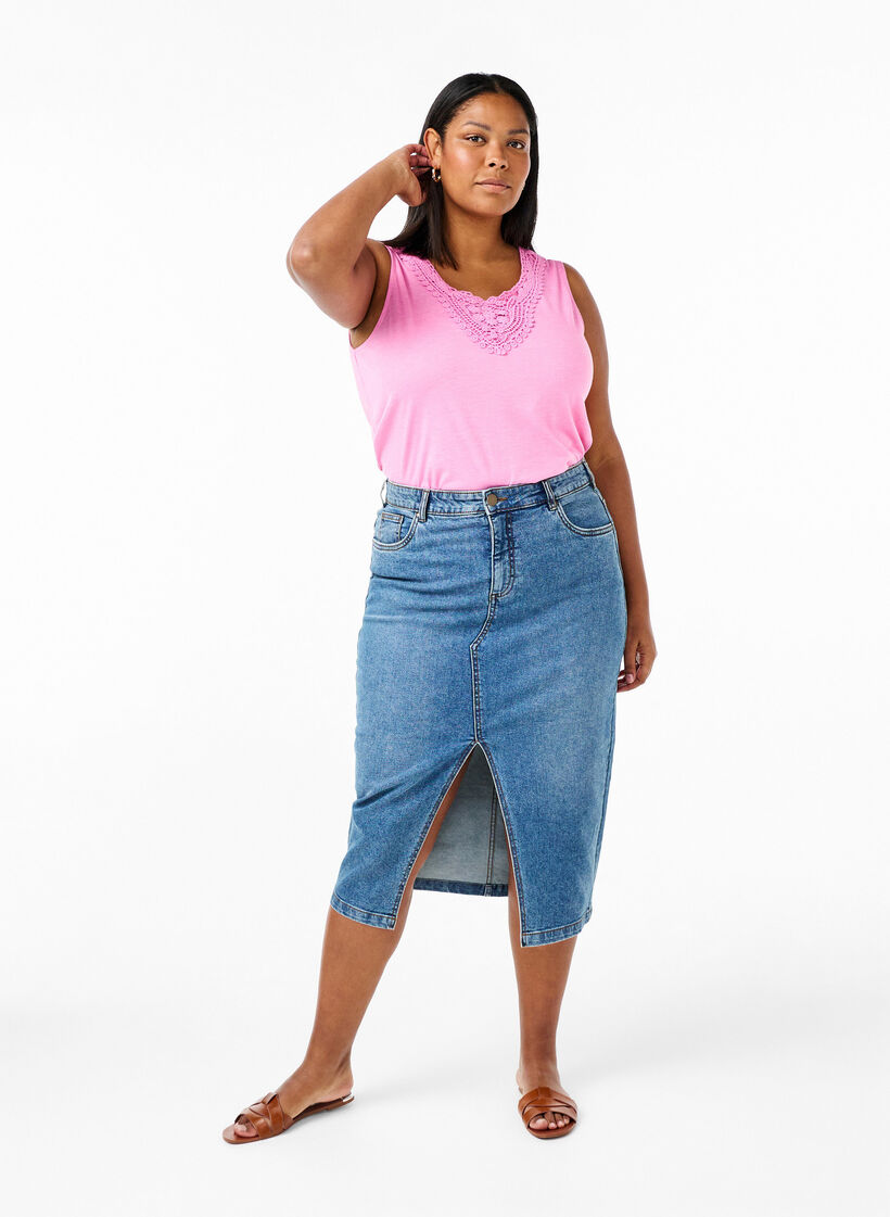 Hihaton toppi pitsillä, Rosebloom, Model image number 2