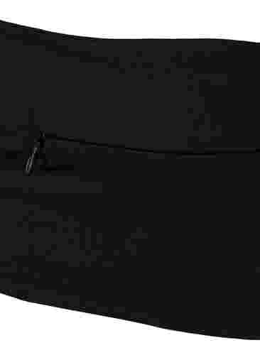 Treenivyö taskuilla ja vetoketjulla, Black, Packshot image number 2