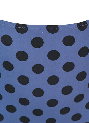 Korkeavyötäröinen bikinialaosa kuosilla, Blue Indigo Dot, Packshot image number 2