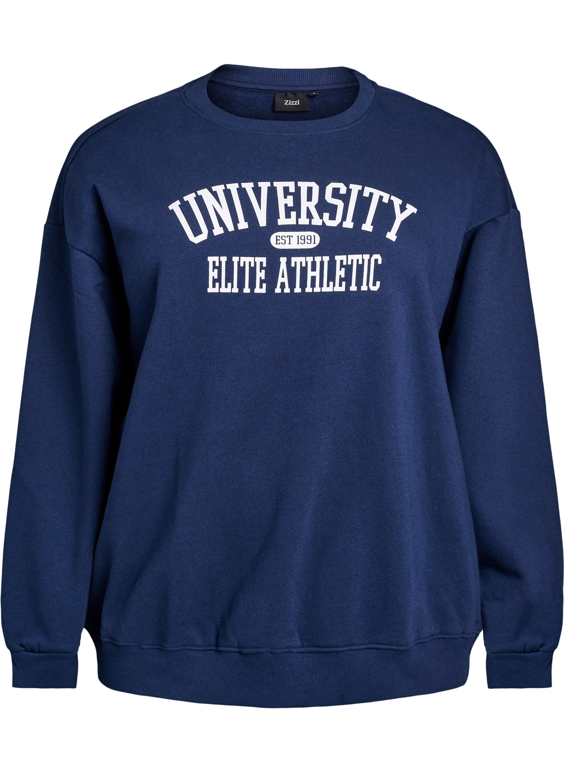 Collegepaita tekstiprintill&auml;