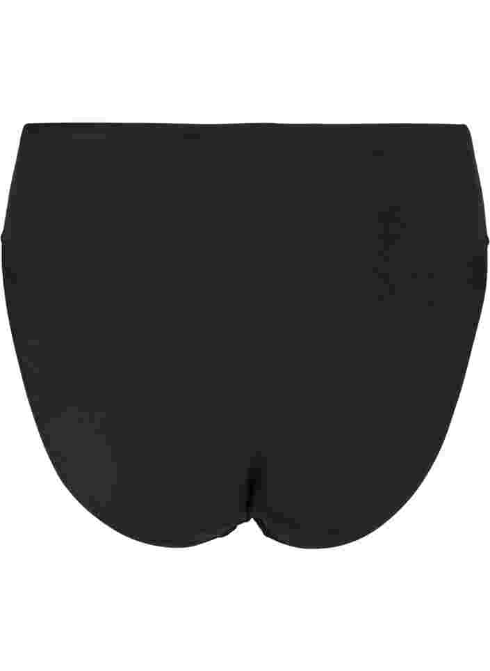 Tai-mallinen bikinialaosa normaalilla vyötäröllä, Black, Packshot image number 1