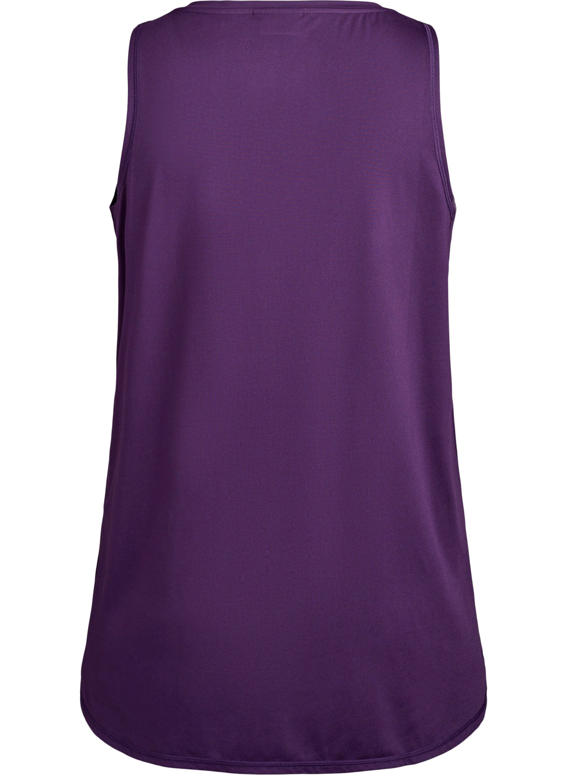 ZizziTreenitoppi V-p&auml;&auml;ntiell&auml;, Violetti, Packshot image number 1