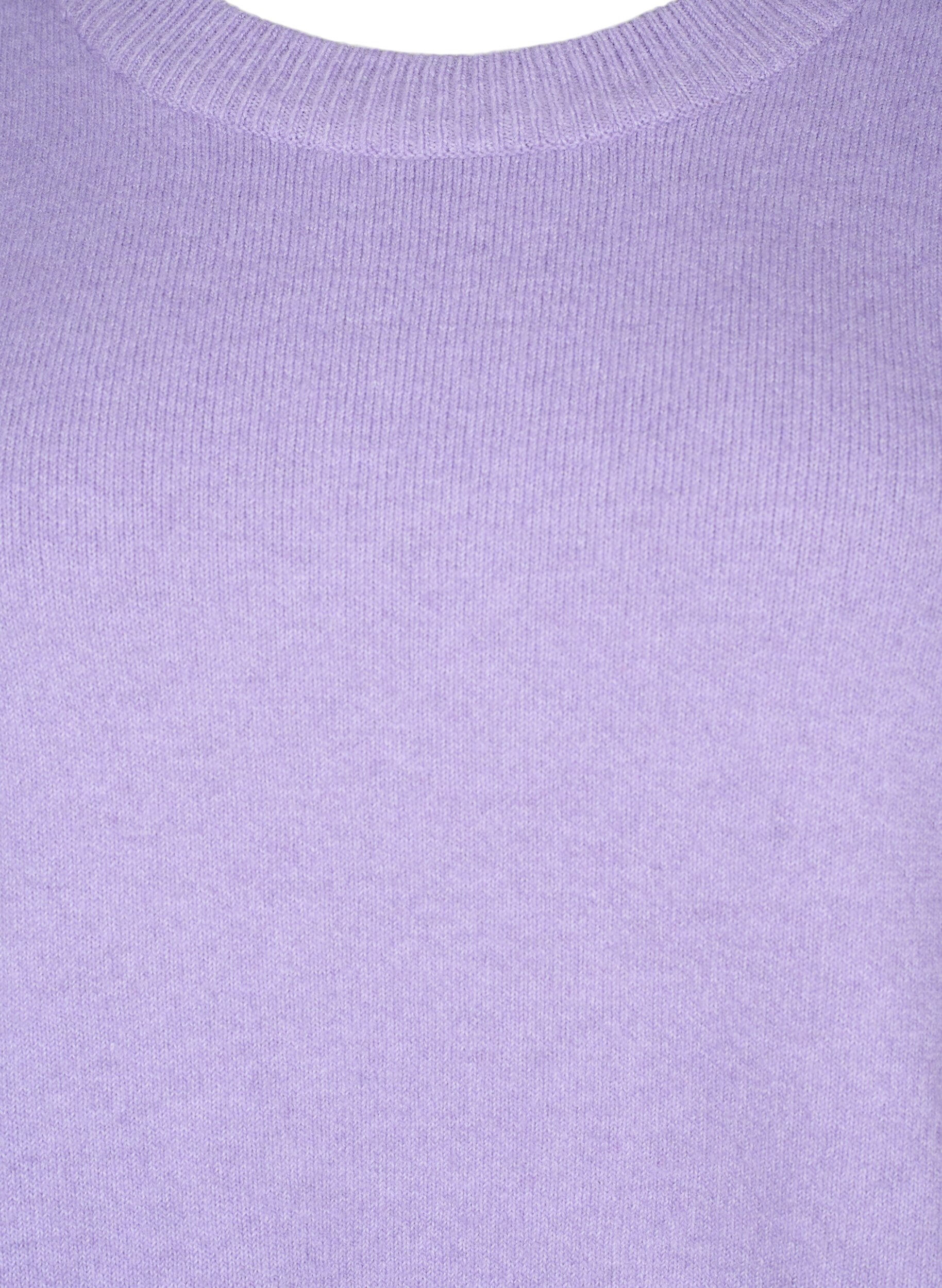 Zizzi Pitk&auml;hihainen pusero py&ouml;re&auml;ll&auml; kaula-aukolla	, Bougainvillea Mel., Packshot image number 2