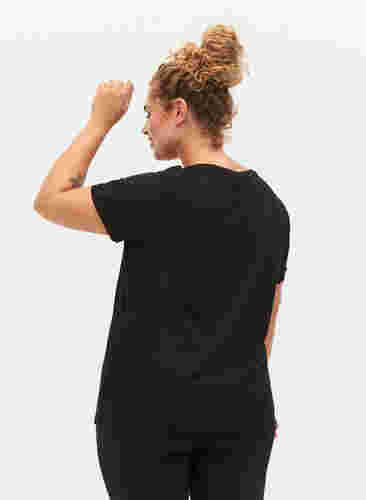 T-paita printillä treeniin , Black Don't Quit , Model image number 1