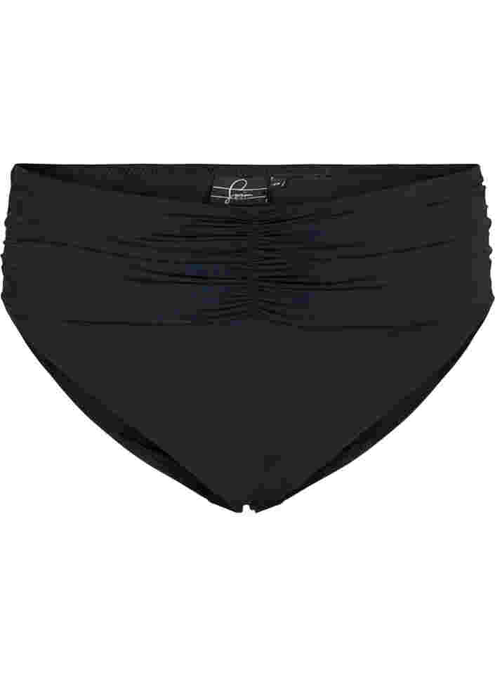 Korkeavyötäröinen bikinialaosa , Black, Packshot image number 0