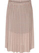 Ruutukuosinen mesh-midihame, Beige, Packshot image number 0