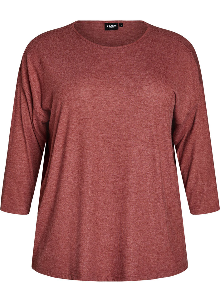 Jerseypusero 3/4-hihoilla, Punainen, Packshot image number 0