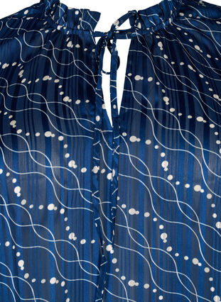Pitkähihainen pusero röyhelöillä ja painatuksella, Dress Bl. Swirl AOP, Packshot image number 2