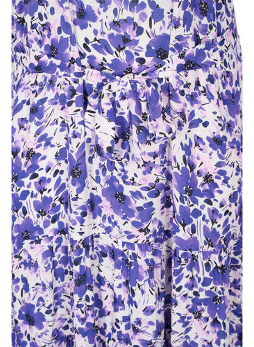 Lyhythihainen midimekko viskoosista kukkakuosilla, Lavender Flower, Packshot image number 3