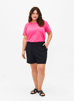 FLASH - T-paita pyöreällä pääntiellä, Hot Pink, Model image number 2