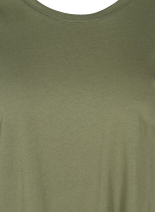 Puuvillainen t-paita napeilla, Thyme, Packshot image number 2