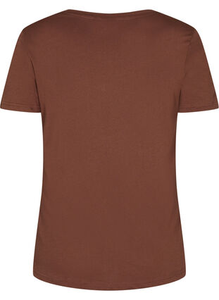 Puuvillainen t-paita lyhyillä hihoilla, Chestnut Change, Packshot image number 1