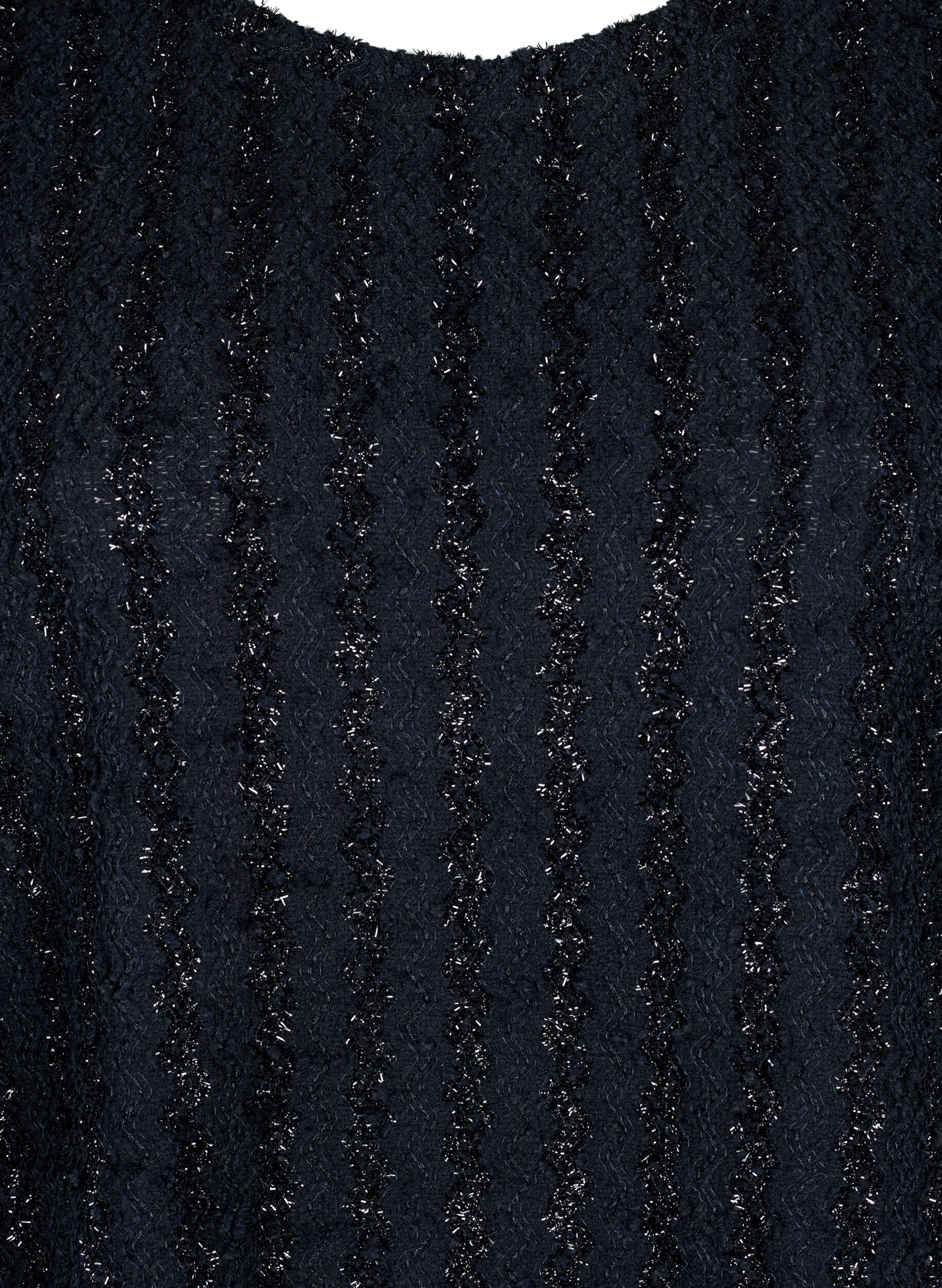 Zizzi Paita kimaltavalla rakenteella, Musta, Packshot image number 2