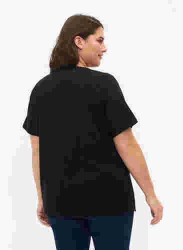 FLASH - 2 kpl t-paitoja pyöreällä pääntiellä , Black/Black, Model image number 1