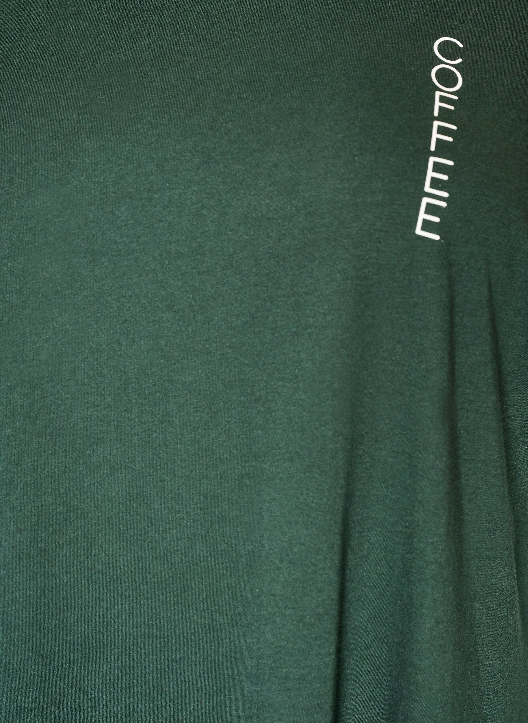 ZizziMidi-y&ouml;paita luomupuuvillasta, Vihre&auml;, Packshot image number 2