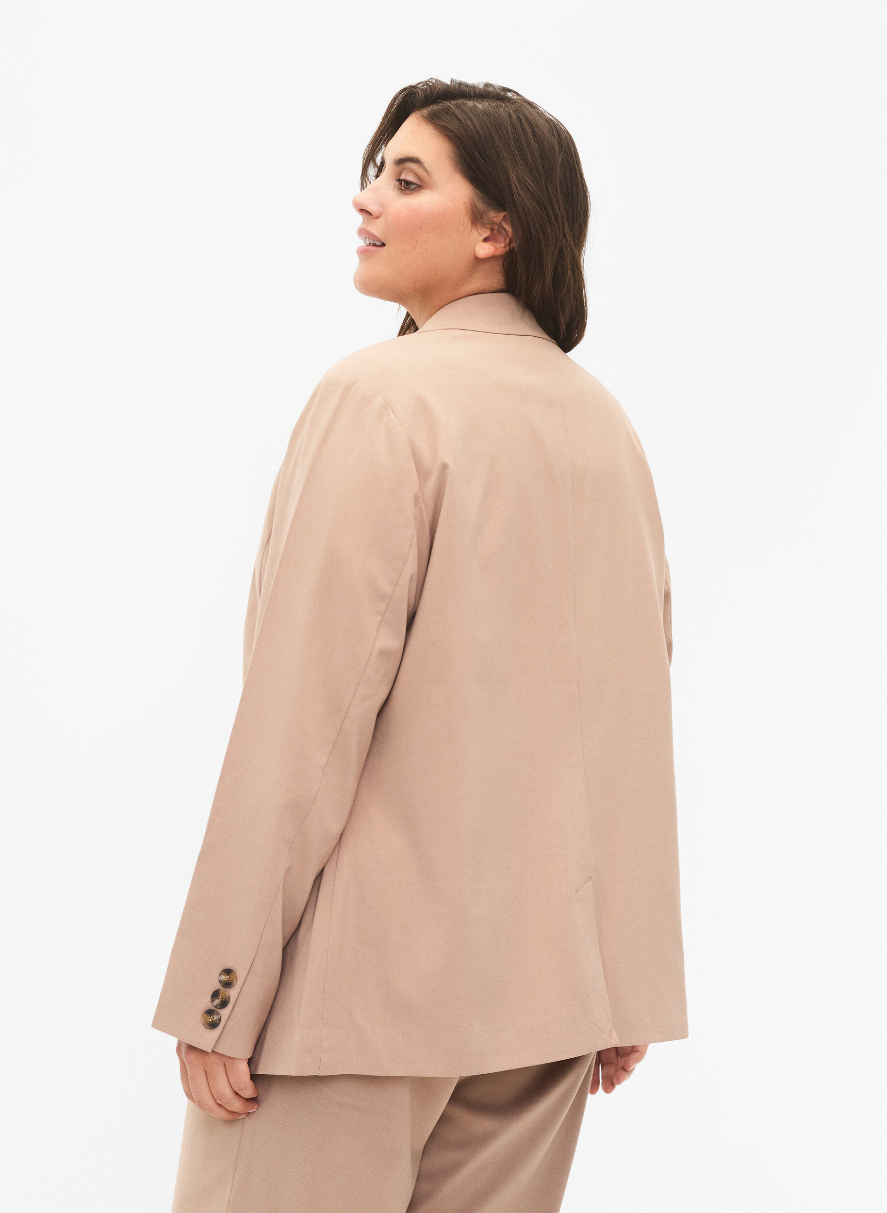 Zizzi Klassinen bleiseri nappikiinnityksell&auml;, Amphora, Model image number 1