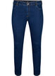 Slim fit Emily-farkut, joissa on normaali vy&ouml;t&auml;r&ouml;., Sininen, Packshot image number 0