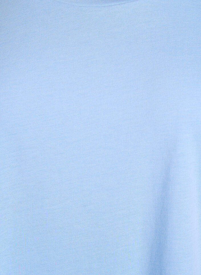 Lyhythihainen t-paita puuvillasekoitteesta, Sininen, Packshot image number 2