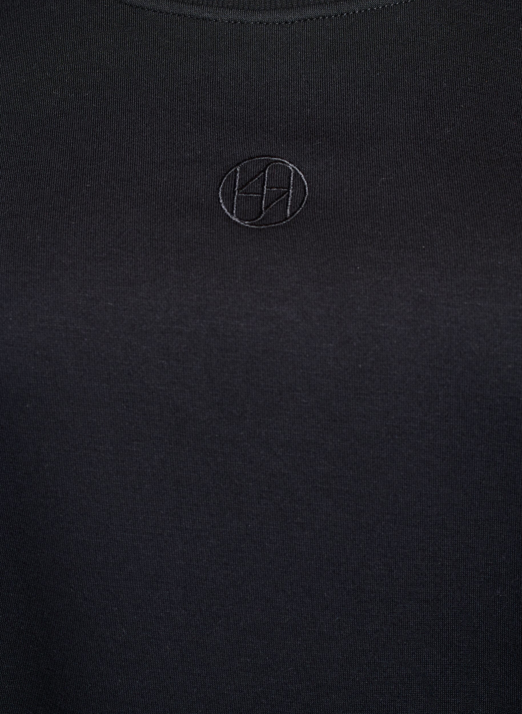 Zizzi Lyhyt swetarimekko r&ouml;yhel&ouml;yksityiskohdilla, Musta, Packshot image number 2